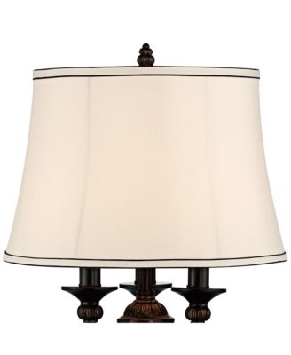 Mulholland Traditional Table Lamp 37" Tall Marbleized with USB Dimmer