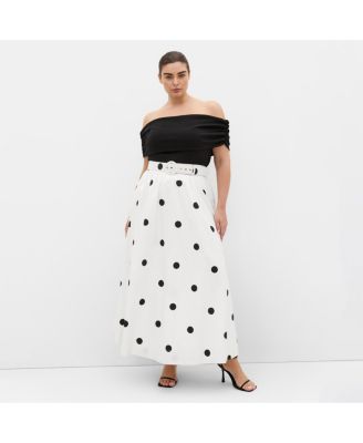 Women's Anita Off Shoulder Spot Print Dress