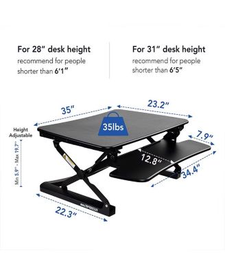 Classic Series Sit-Standing Desk Converter