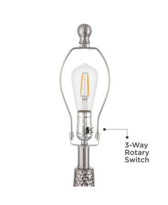 Titus 24 1/2" High Hammered Table Lamp Set of 2