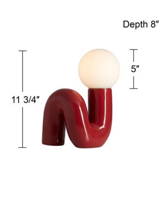 Fondant 11 1/2" Mid Century Modern Accent Table Lamps Set of 2