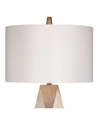 32 1/2" Tall Geometric Mid Century Modern End Table Lamps Set of 2 Champagne Gold Living Room Bedroom