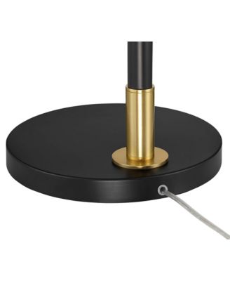 Baltar Modern 68 1/2" Tall Standing Floor Lamp Curved Arc Dimmable Metal Brass Finish Bedroom Dome Shade