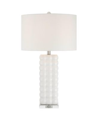 Norma 28" High Textured Bubble Ceramic Table Lamp Set of 2