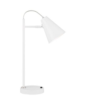 Chase 23" High Small Modern Desk Lamps Set of 2 USB Port Metal Home Office Living Room Charging Bedroom Bedside