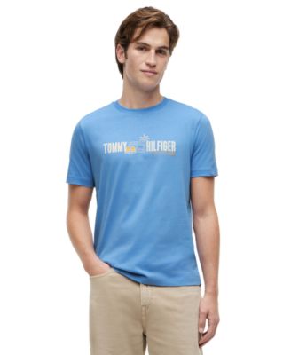 Men's Summer Chest Graphic Regular-Fit T-Shirt