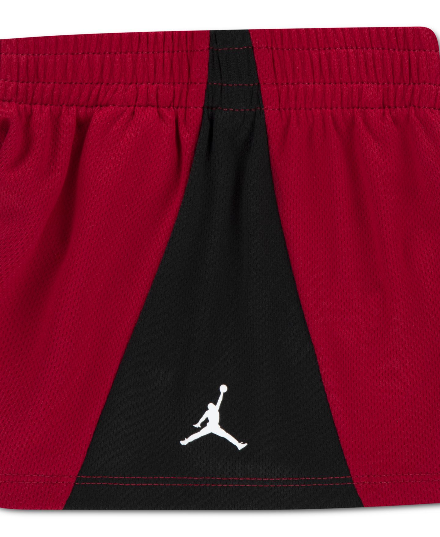 Комплект Jordan Sleeveless Hoodie and Shorts, 2-Piece Set для мальчиков-малышей, цвет: Чёрный / Красный — фото 3