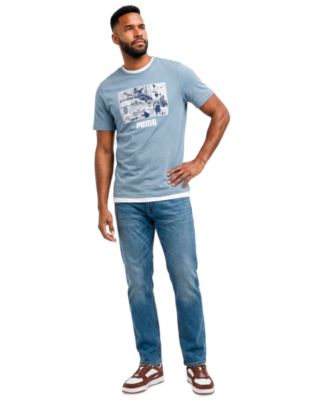 Men's Soccer Photo Real Short-Sleeve T-Shirt