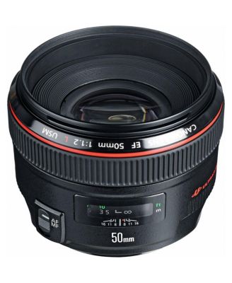 EF 50mm f/1.2L USM Lens, Bundle with ProOptic 72mm Filter Kit, Soft Lens Case, Lens Cleaner, Cleaning Kit, Lens Cap Tether