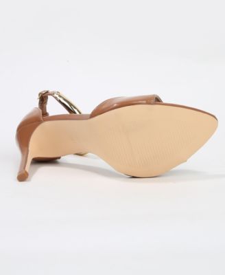 Women's Hunter Stiletto Sandals with Gold-Tone Metal Accent