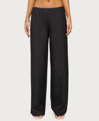 Women's Kerie Pinstripe Low Rise Pants