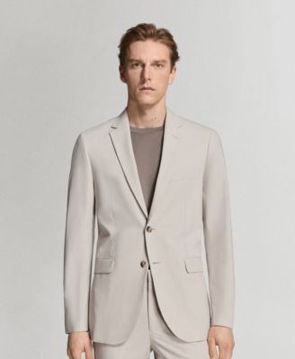 Men's Stretch Fabric Super Slim-Fit Suit Jacket