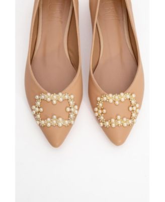 Women's Ghent Pearl Embellished Ballet Flat