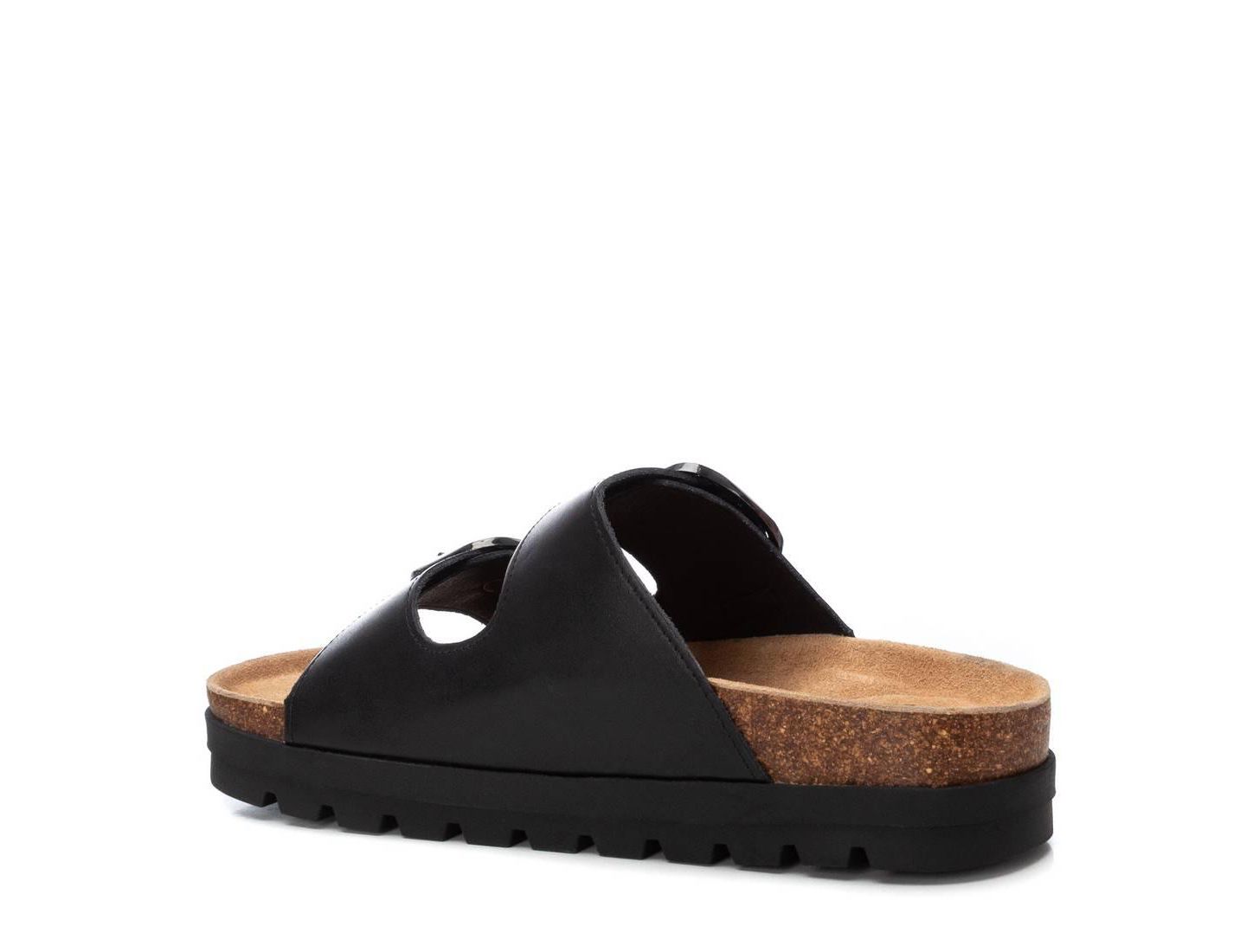 Женские сандалии XTI Cork Footbed Sandals Refresh Collection, цвет: Чёрный — фото 2