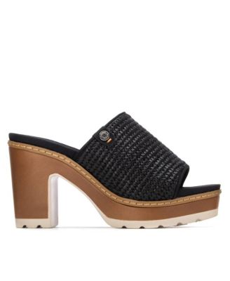 Women's Refresh Collection Block Heel Slip On Sandals