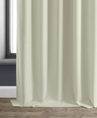 Faux Linen Hotel Blackout Curtain
