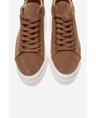 Forever & Always Women's Shoes Nera Leather Casual Sneaker