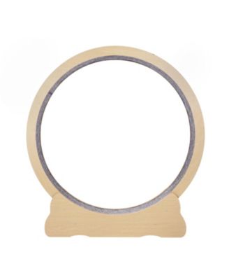 52" Wooden Cat Exercise Wheel with Detachable Carpet