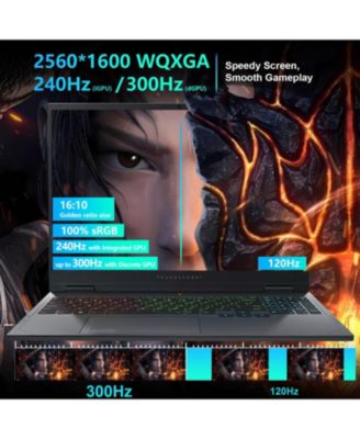 Radiant R Traditional Laptop Intel Core i9 32GB RAM NVIDIA GeForce RTX 5080 2TB SSD Storage Windows 11 Home 300Hz