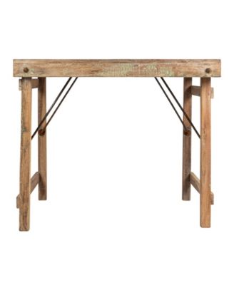 36" Wood Square Folding Table