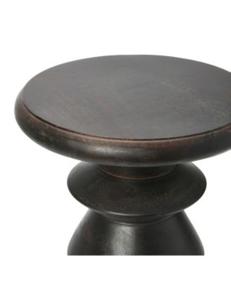 Berns Mid Century 12" Wood End Table