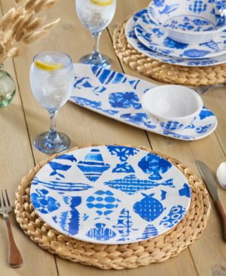 Fish Tale Dinner Plates, Set of 6