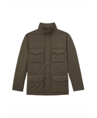 Men's Cotton-Blend Padded Four-Pocket Jacket