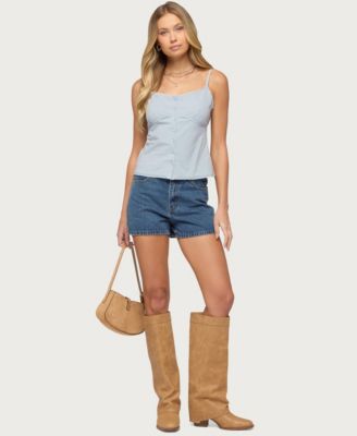 Women's Milena High Rise Denim Shorts