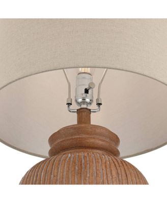 Corfu 24 1/2" High Almond Table Lamp Set of 2