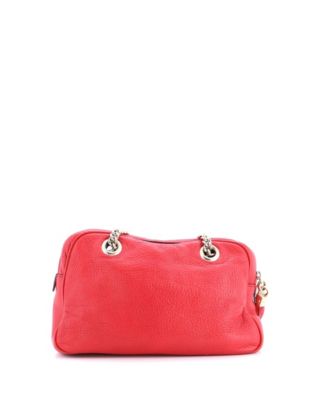 Small Soho Chain Zip Shoulder Bag Leather