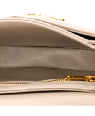 Triomphe Besace Clea Flap Bag Leather