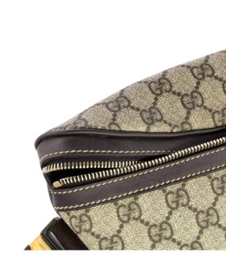 Small Belt Bag GG Coated Canvas with Leather