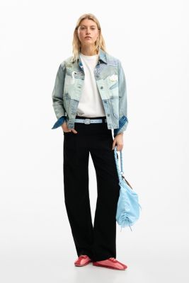 Women's Denim Patch Jacket