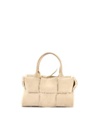 Small Arco Tote Suede and Shearling