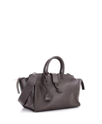 Small Monogram Cabas Downtown Leather with Embossed Leather