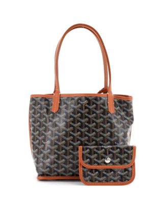 Mini Anjou Reversible Tote Coated Canvas