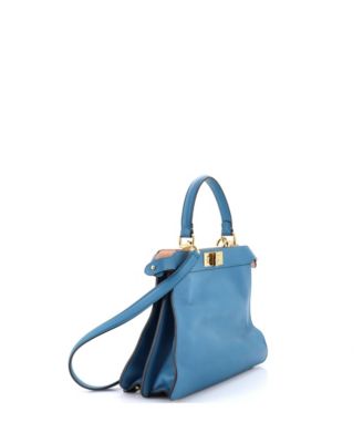 Medium Peekaboo ISeeU Bag Leather
