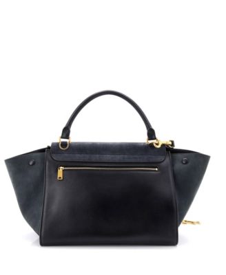 Medium Trapeze Bag Embossed Nubuck