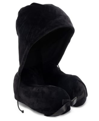 Eyeconic Hooded Ergonomic Memory Foam 5" Travel Neck Pillow