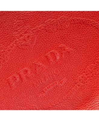 Small Logo Bucket Messenger Bag Vitello Phenix