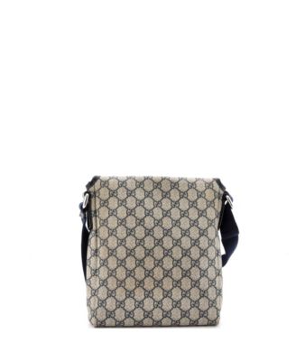 Small Flap Messenger GG Coated Canvas