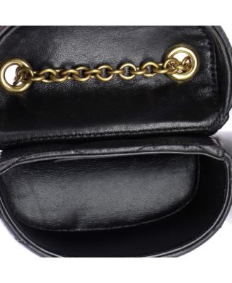 Micro June Box Bag Quilted Leather