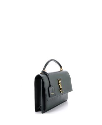 Medium Sunset Top Handle Shoulder Bag Leather