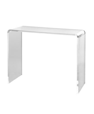 Acrylic Console Table with Open Design for Foyer and Living Room