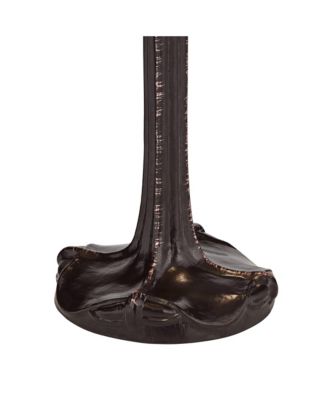 Table Lamp 25" High Tiffany Style Stained Glass Art Shade for Living Room Family Bedroom Bedside Nightstand