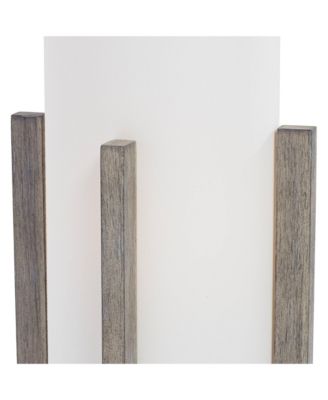 Arrista Modern 63" Tall Standing Floor Lamp Cylinder Foot Switch Wood Wash Finish Living Room Bedroom