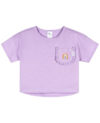 Toddler Girls 2-Piece Pocket Tee and Shorts Set