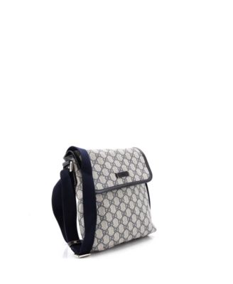 Small Flap Messenger GG Coated Canvas