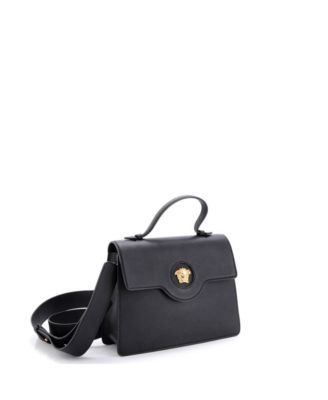 La Medusa Top Handle Tote Bag Leather