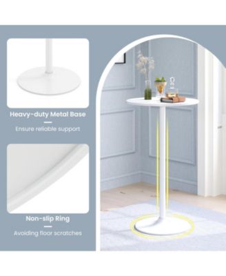 24 in Round Adjustable-Height Bistro Cocktail Table, 22 in or 40 in